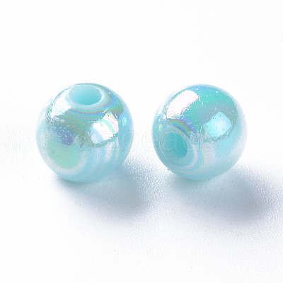 Opaque Acrylic Beads X-MACR-S370-D8mm-A07-1
