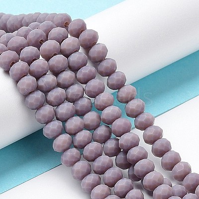 Glass Beads Strands EGLA-A034-P8mm-MD11-1
