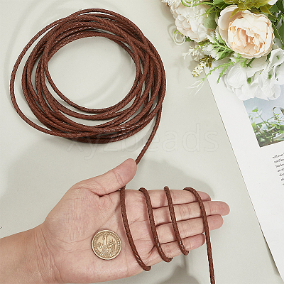 5M Round Braided Cowhide Letter Cord WL-GF0001-34B-02-1