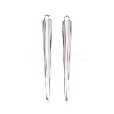 304 Stainless Steel Pendants STAS-T075-22F-P-1