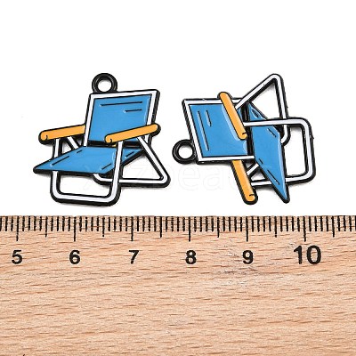 Baking Paint Alloy Enamel Pendants AL-CBA6AEB-15EB-01-1
