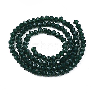 Opaque Solid Color Glass Beads Strands EGLA-A034-P3mm-D23-1
