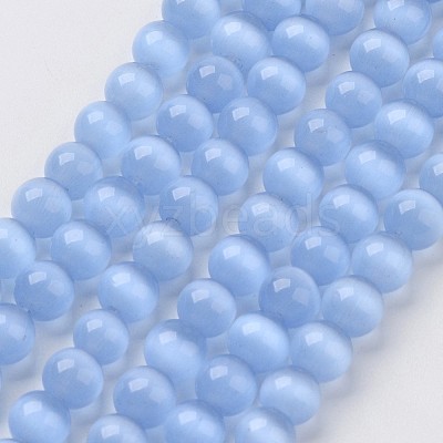 Cat Eye Beads Strands X-CER53-1