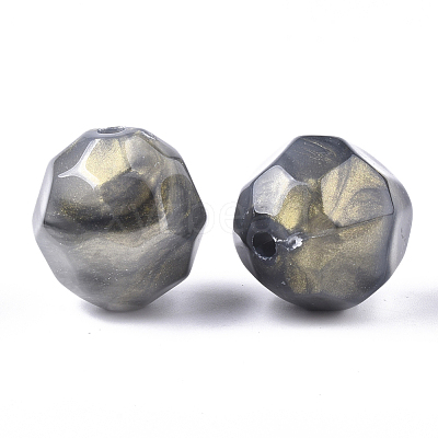 Acrylic Beads SACR-S302-08B-1
