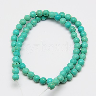 Synthetic Turquoise Beads Strands TURQ-G106-10mm-02D-1