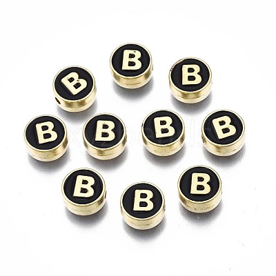 Alloy Enamel Beads ENAM-N052-006-02B-RS-1