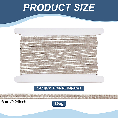 10M Linen Striped Ribbons OCOR-BC0006-65-1