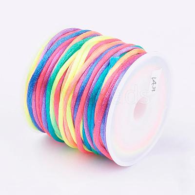 Nylon Satin Rattail Cords NWIR-L006-2mm-14-1
