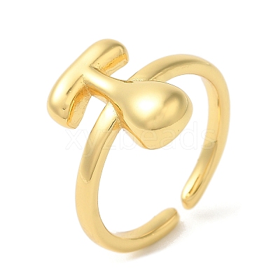 Brass Open Cuff Rings RJEW-U008-06T-G-1