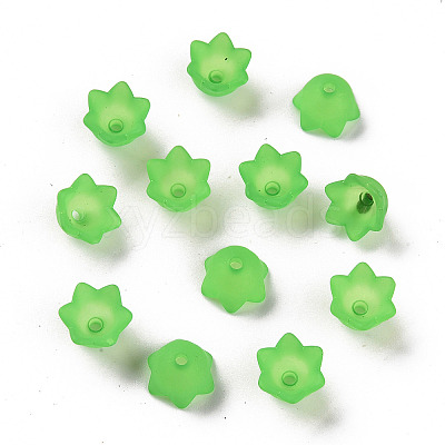 Transparent Acrylic Beads Caps X-PL543-9-1