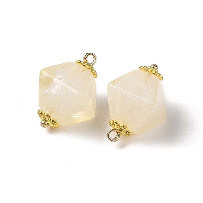 Two Tone Acrylic Pendants MACR-C033-07G-1