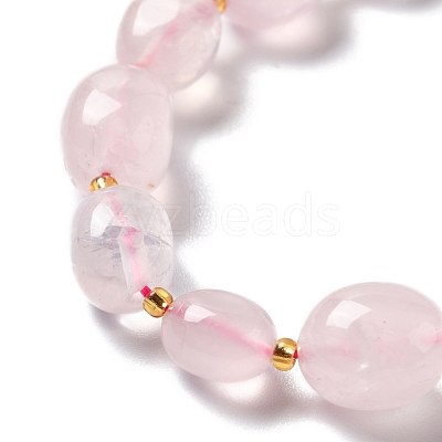 Natural Rose Quartz Beads Strands G-B028-B02-1