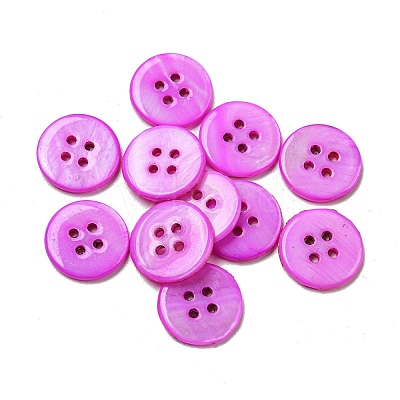 Freshwater Shell Buttons SHEL-C005-02E-1