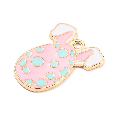 Easter Alloy Enamel Pendants ENAM-P251-A01-KCG06-1