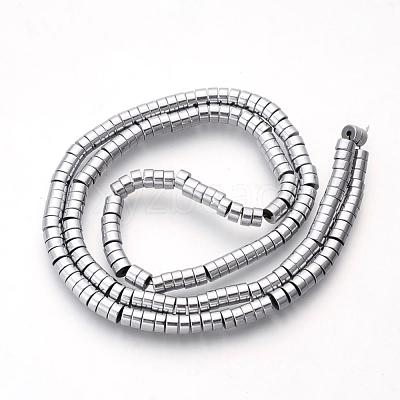 Electroplate Non-magnetic Synthetic Hematite Beads Spacers Strands G-Q486-73I-1
