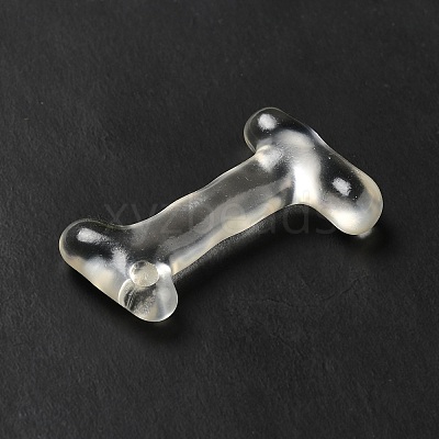 Transparent Resin Alphabet Pendants LS-RESI-C028-02I-1