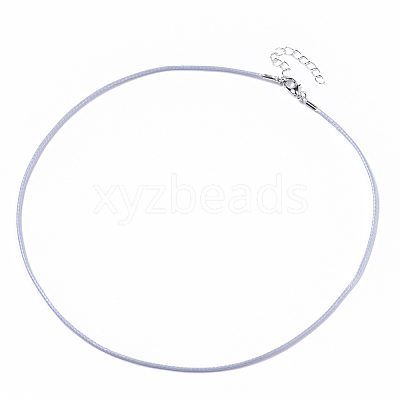 Waxed Cotton Cord Necklace Making MAK-S032-1.5mm-B17-1
