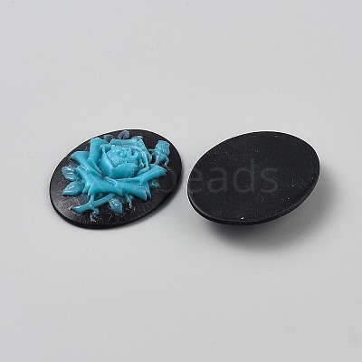 Resin Cabochons LS-CRES-WH0018-02E-1