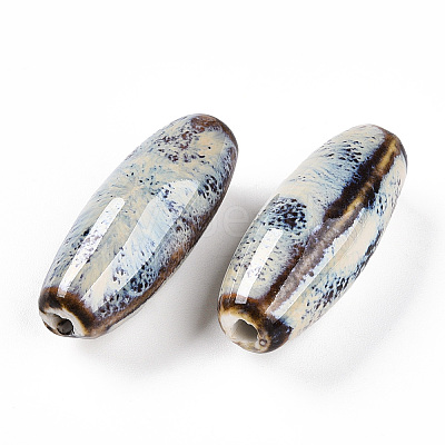 Handmade Porcelain Beads PORC-N008-07I-1