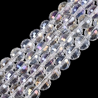 Transparent Glass Beads Strands LS-GLAA-Q107-02A-01-1