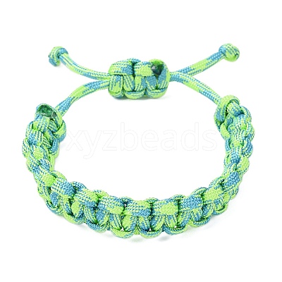 7 Inner Cores Polyester & Spandex Cord Braided Bracelets for Men Women BJEW-JB12571-03-1
