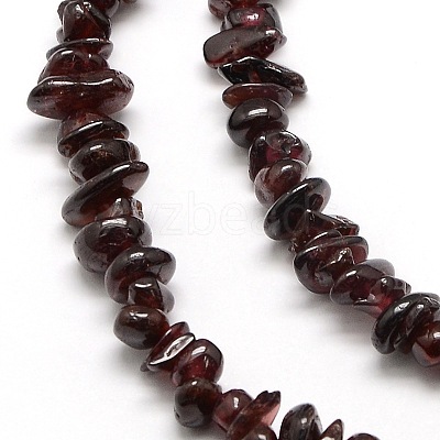 Natural Garnet Beads Strands G-P406-55-1