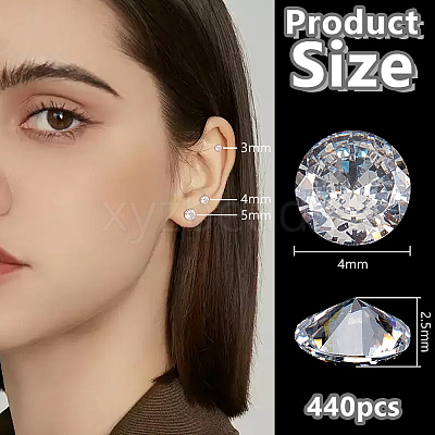 Cubic Zirconia Cabochons ZIRC-FG0001-09B-1