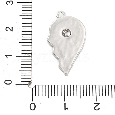 Brass Micro Pave Cubic Zirconia Pendants KK-L228-25A-P-1