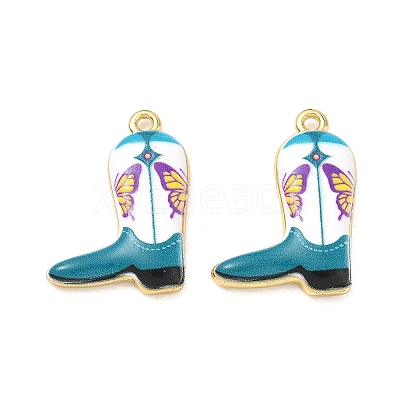 Printed Brass Pendants KK-CBA42CA-09G-06-1