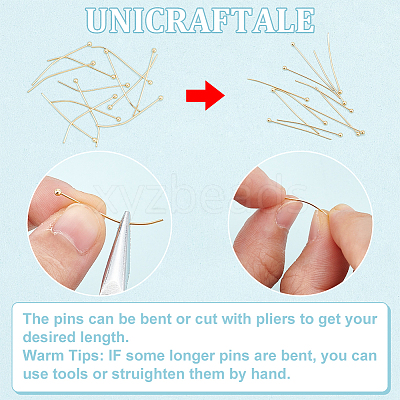 150Pcs 304 Stainless Steel Ball Head Pins STAS-UN0058-93E-G-1