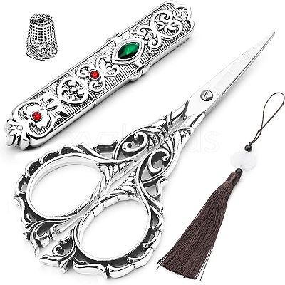 Stainless Steel Scissors Needle Sewing Tool Set PW-WG68066-05-1