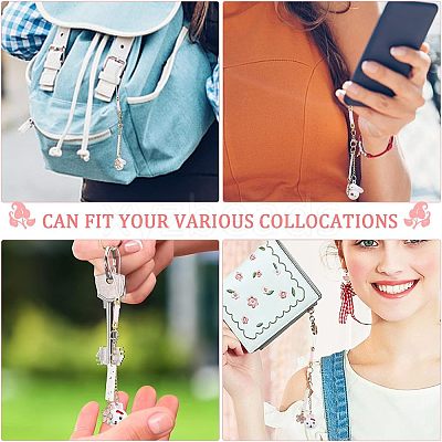 4Pcs 2 Style Alloy Mobile Accessories Decoration MOBA-OC0001-01-1