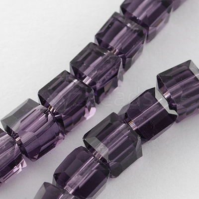 Glass Bead Strands GLAA-R041-8x8mm-19-1