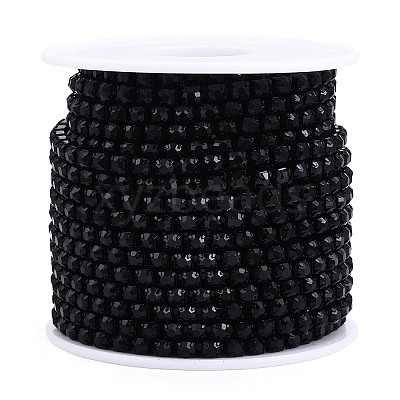 Electrophoresis Iron Rhinestone Strass Chains CHC-Q009-SS16-B01-1
