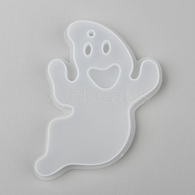 Halloween DIY Ghost Pendant Silicone Statue Molds DIY-P006-44-1