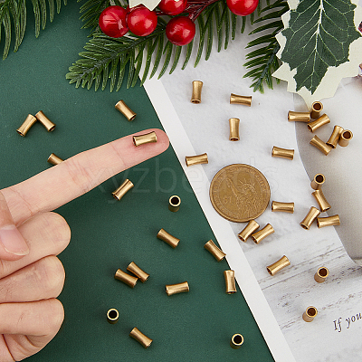 200Pcs Brass Beads KK-DC0003-60-1