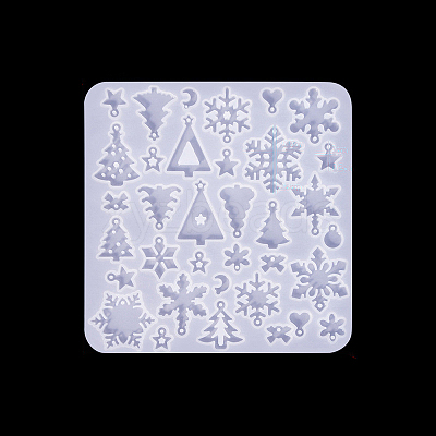 Christmas Theme DIY Pendant Silicone Molds PW-WG215BE-01-1