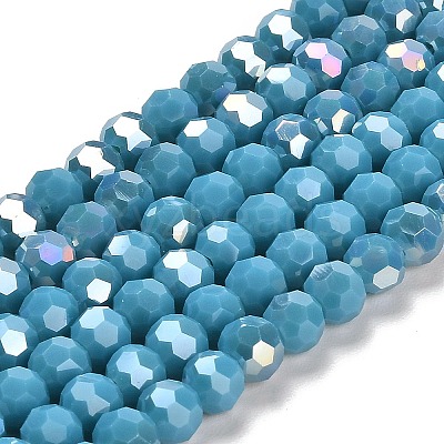 Opaque Glass Beads Stands EGLA-A035-P6mm-B12-1