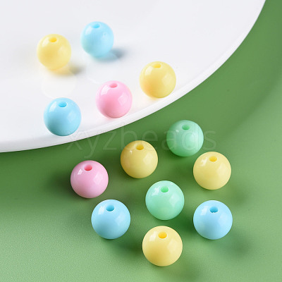 Opaque Acrylic Beads MACR-S370-C12mm-M1-1