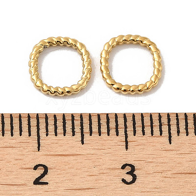 Manual Polishing 304 Stainless Steel Link Rings STAS-P335-16G-1