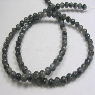 Natural Larvikite Beads Strands X-GSR4mmC128-1