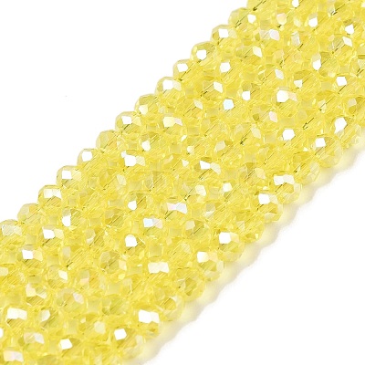 Electroplate Glass Beads Strands EGLA-A044-T2mm-B29-1