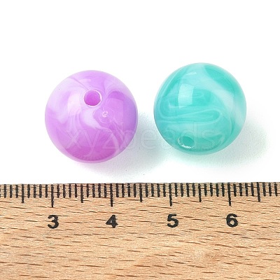 Two Tone Opaque Acrylic Beads AC-CBAC6DF-01A-1