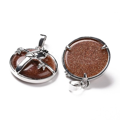 Natural & Synthetic Gemstone Pendants G-I321-03P-1