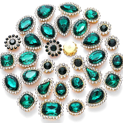 Teardrop/Heart/Star Sew on Rhinestones GACR-TAC0002-01C-1