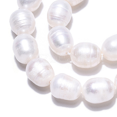 Natural Cultured Freshwater Pearl Beads Strands PEAR-N012-08I-1