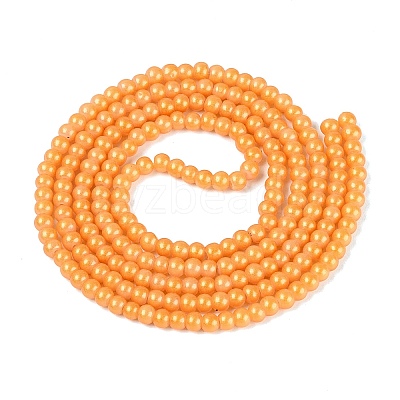 Baking Paint Glass Pearl Beads Strands DGLA-ZX001-05B-12-1