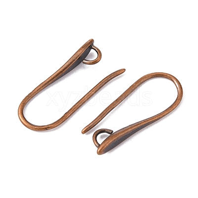 Brass Earring Hooks for Earring Designs X-KK-M142-02-RS-1