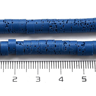 Natural Lava Rock Dyed Beads Strands G-K375-G11-01-1