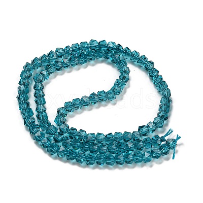 Electroplate Glass Beads Strands GLAA-Q105-02-11-1